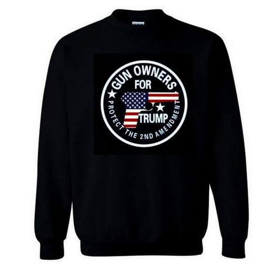 "GUN OWNERS FOR TRUMP" Crewneck Sweatshirt