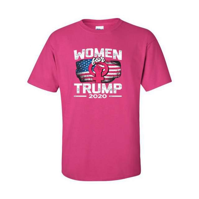 "WOMEN for TRUMP" T-Shirt (Pink)