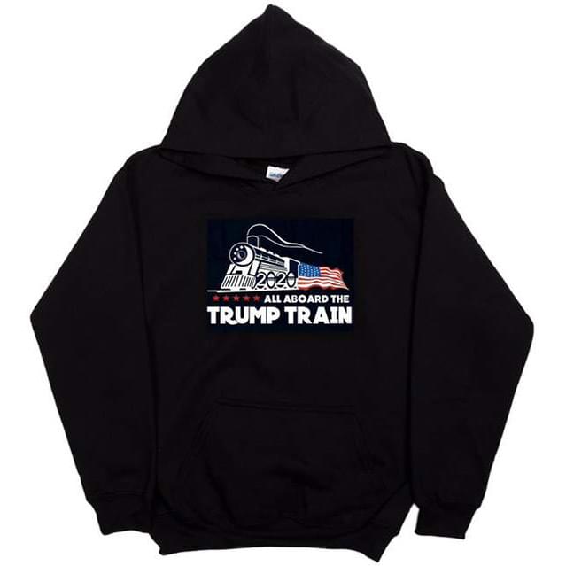 "ALL ABOARD THE TRUMP TRAIN" Hoodie