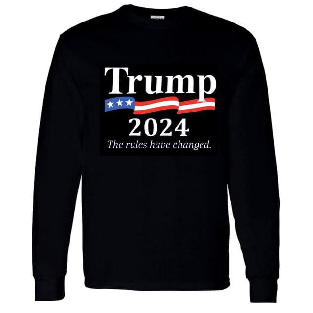 "Trump 2024 The Rules Have Changed" Crewneck Sweatshirt