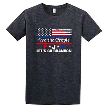 "We the People LET'S GO BRANDON" T-Shirt (Dark Gray or Light Gray)