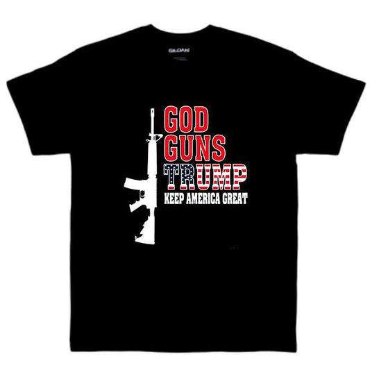 "GOD GUNS TRUMP" T-Shirt (Size XXL)