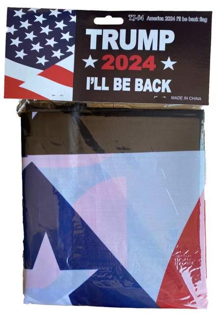 "TRUMP 2024 I'LL BE BACK" Flag