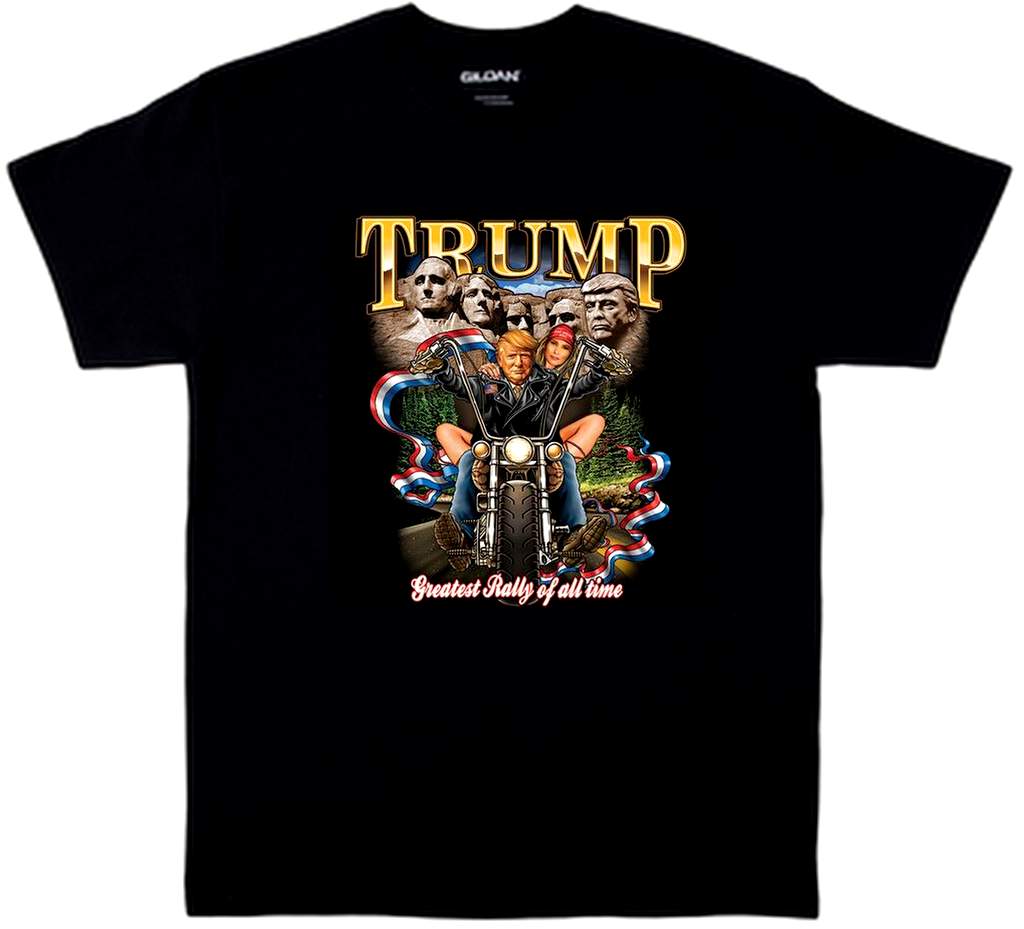 America Themed Trump Rally T-Shirt (Black)