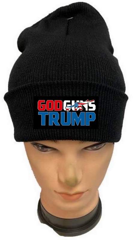 "GOD GUNS TRUMP" Winter Beanie Hat