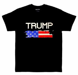 "TRUMP" USA Flag T-Shirt