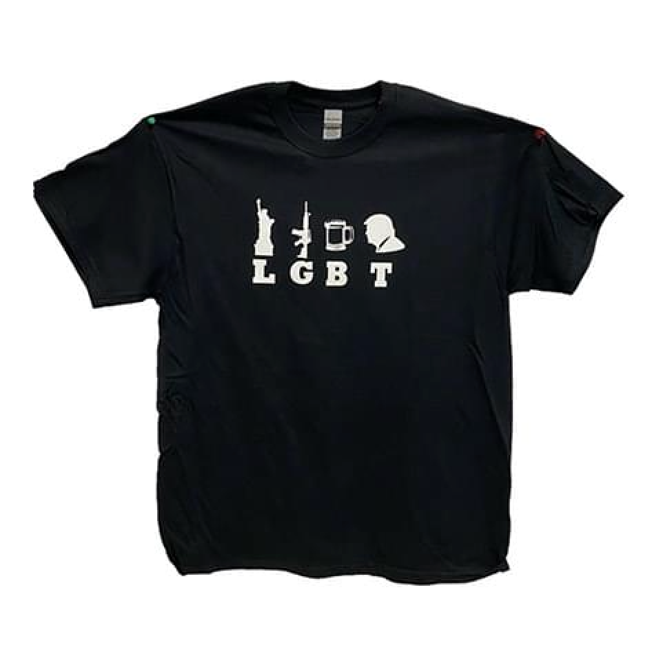 "LGBT = LIBERTY GUNS BEER TRUMP" Funny T-Shirt