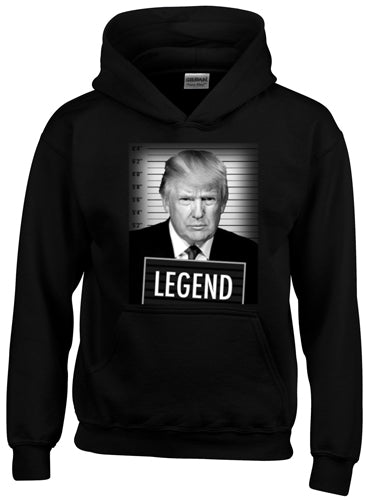 Trump "LEGEND" Mugshot Hoodie