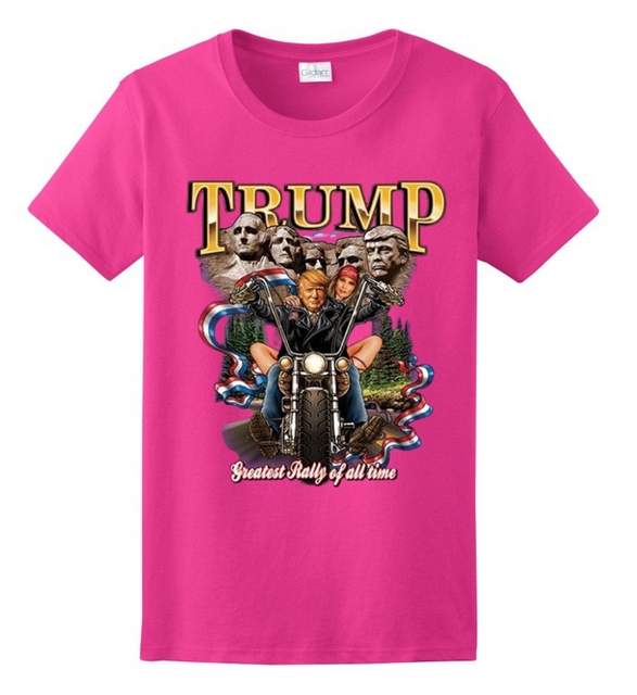 America Themed Trump Rally T-Shirt (Pink)